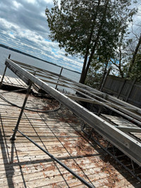 Aluminum Dock 8' x 20' with cedar planks
