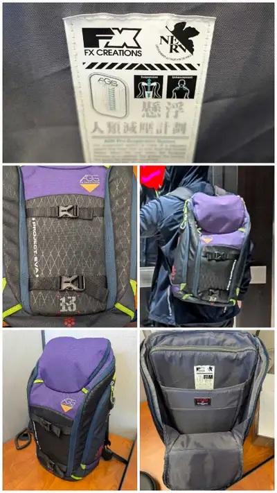 EVANGELION unit 01 27L laptop commuter backpack, View more