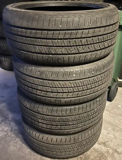 Yokohama Avid Ascend GT Size: 235/40R19 Tire Depth: 8/32nds $500 *** $310 a tire at Walmart ***