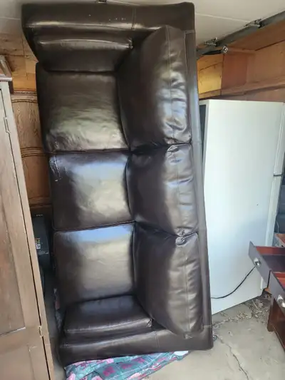 Genuine Leather Couch, View more