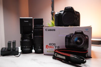 Canon EOS REBEL T6 camera starter  kit.