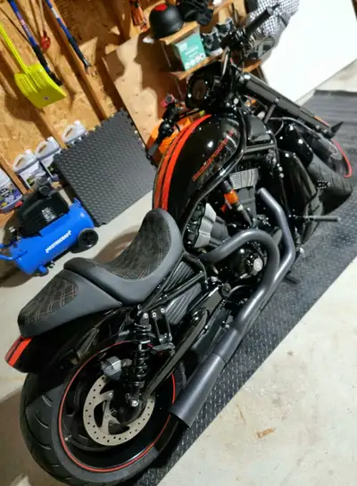 Legend suspension front/rear, Custom seat, Fork covers Jw speaker headlight Ghost rider chopped rear...