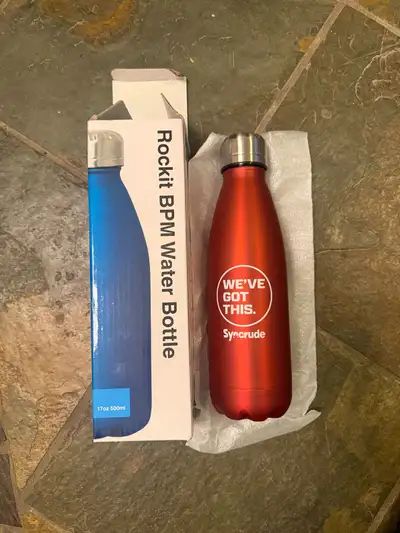 B21 / NEW - SYNCRUDE Red Rockit BPM Water Bottle, View more
