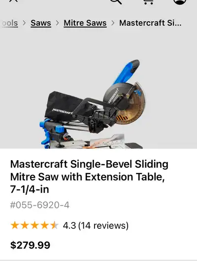 Miter Saw & Stand, View more