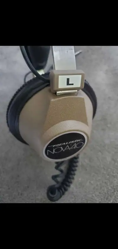 Vintage 70s Realistic Nova 40 Headphones , View more