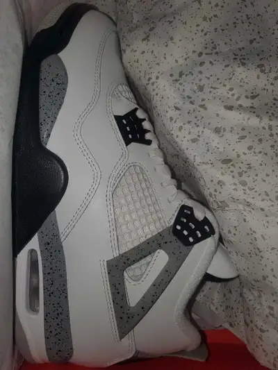 air jordan 4 white cement size 8.5 men's $380, View more
