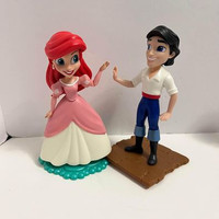 Disney the little mermaid ariel and Eric posable comic dolls