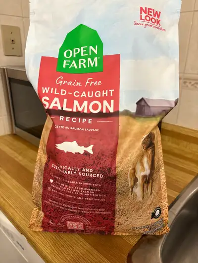 open farm grain free wild caught salmon dog food , View more