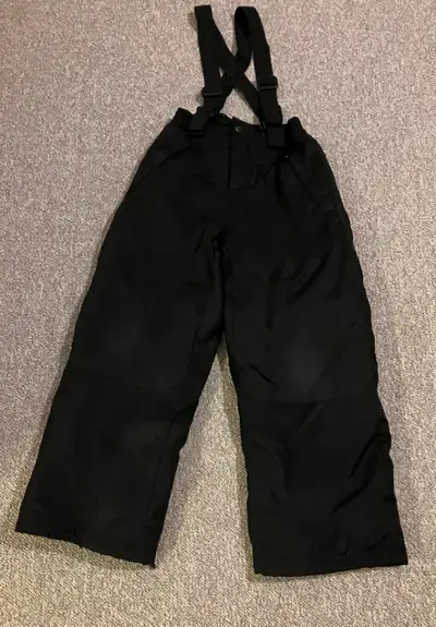 Kids Black Snowpant sz 7/8 M, View more