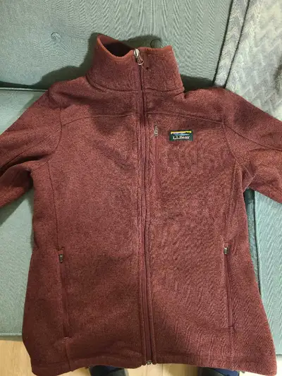 L.L. Bean Full Zip Fleece Sweater, View more