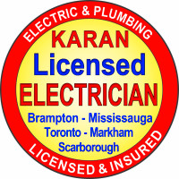 Licensed Electrician ✔️ Brampton ✔️ Mississauga & GTA ✔️ KARAN