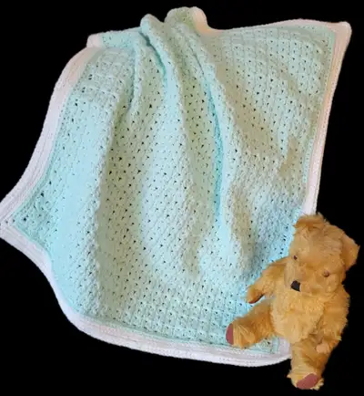 Perfect gift idea for Baby Shower - Unique-one-of-a-kind NEW Stroller/Snuggle-up cover Hand Crochete...