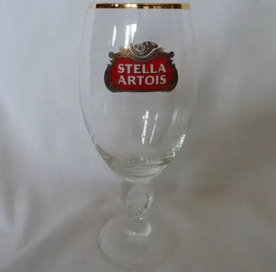 Vintage Belgian Beer Glass - Stella Artois, View more