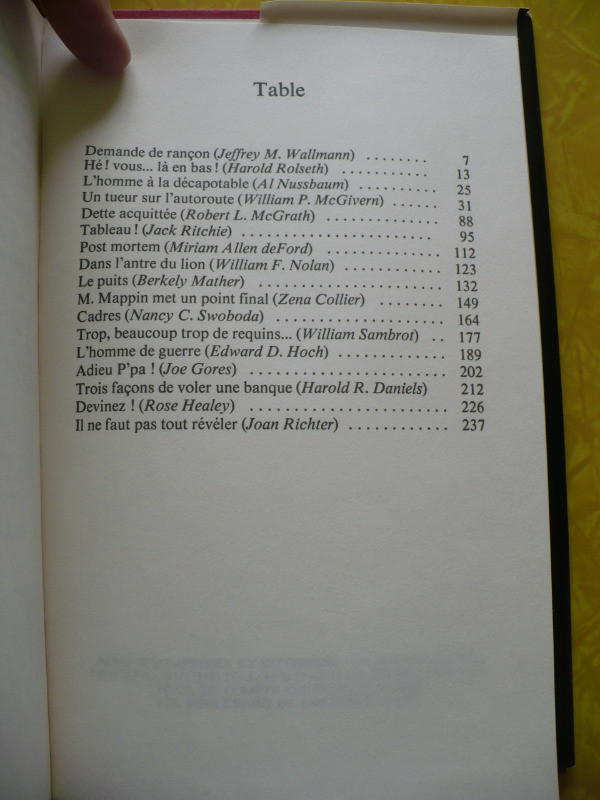 HITCHCOCK PRÉSENTE-HISTOIRES A LIRE TOUTES LES LUMIERES ALLUMÉES dans Autre  à Longueuil/Rive Sud - Image 3