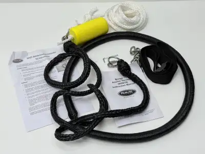 RAVE Sports Anchor Connecting System, item #01024. Complete kit includes ropes, straps, connectors,...
