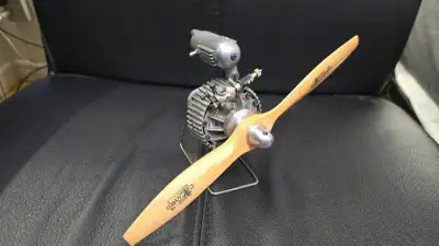 Very rare os wankel os 1-49 mark 1 motor. Was ran only 2 times but has been taken apart cleaned and...