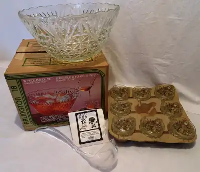 Punch bowl set, View more