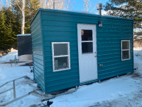 Brand new ice fishing shack