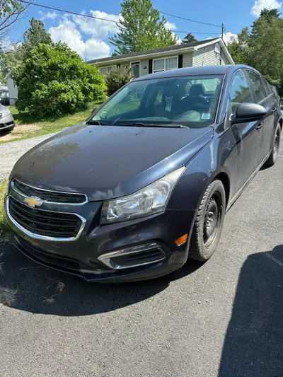2015 Chevrolet Cruze 2LS, selling for a family member. Just rolled over 228000km, safety valid until...