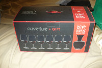 Riedel Ouverture 6 Piece Wine Glass Gift Set With Apple Decante