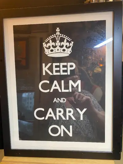 Keep Calm and Carry on Framed Posters