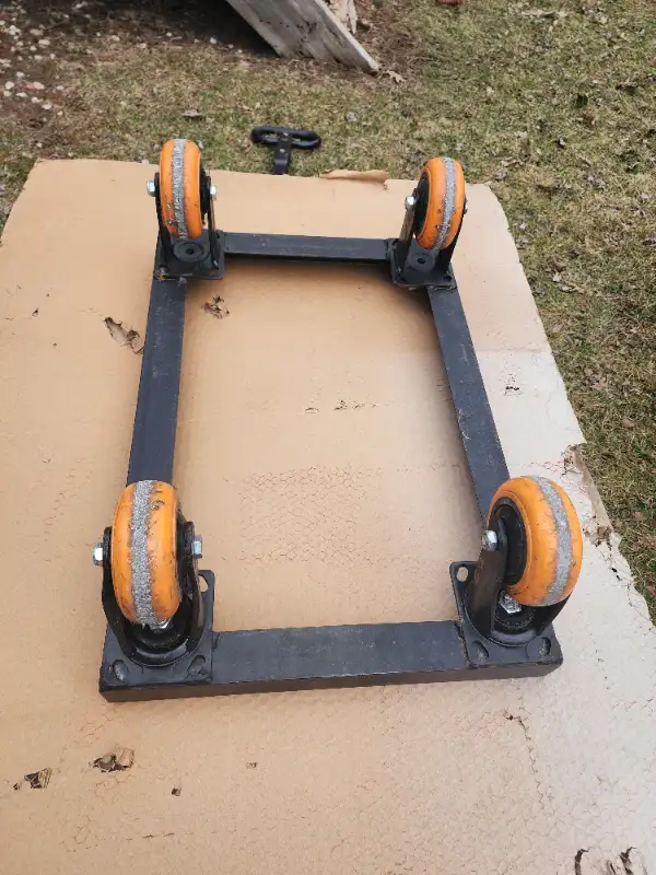 Heavy-Duty Angle iron Roller Cart Beach Craftsman Gray Mastercra in Tool Storage & Benches in Windsor Region - Image 7