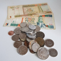 Cuba Cuban Convertible & National Peso CUC Money Currency Cash