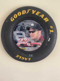Dale Earnhardt Jr - Raced GoodYear Sidewall Picture w COA 