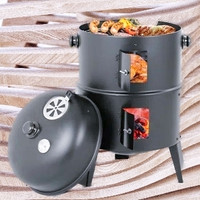 Master Chef vertical charcoal portable smoker