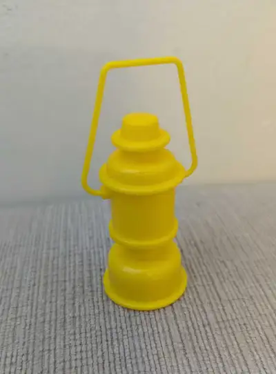 Vintage Yellow Plastic Toy Lantern, View more