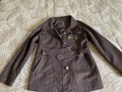 Women EA Collection Italy Style Brown Suede Jacket, View more