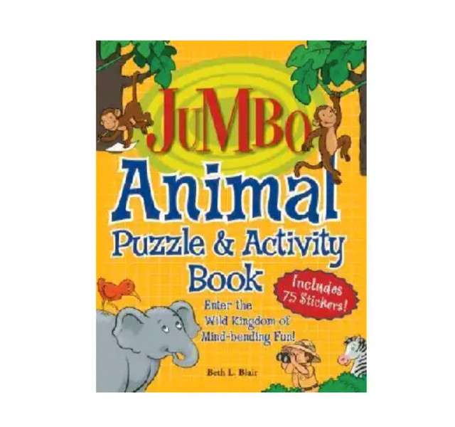 JUMBO - Brand New Animal Puzzle and Activity Book in Other in Oakville / Halton Region