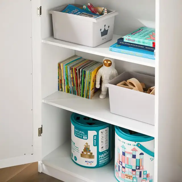 NEW Kids Cabinet Bookcase with Chalkboard (Sobuy) White in Bookcases & Shelving Units in Markham / York Region - Image 6