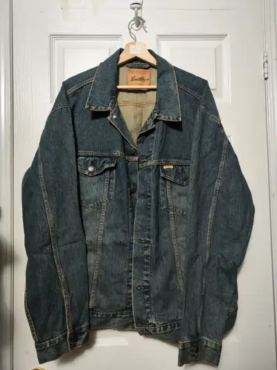 Levis Signature Denim Jean Jacket Trucker Blue MENS XL, View more