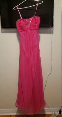 Pink prom wedding dress gown size XS