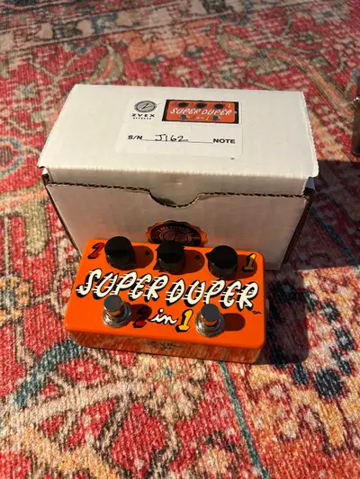 ZVEX Super Duper 2 in 1 Handpainted OD, View more