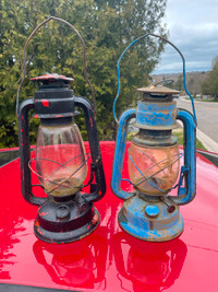 Antique lanterns.
