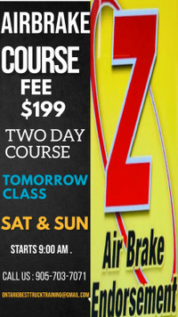 TOMORROW AIRBRAKE COURSE IS AVAILABLE !!