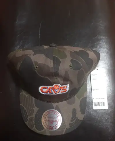 Mitchell & Ness camouflage NBA hats BRAND NEW with Tags still on. - My price $35 - Cleveland Cavalie...