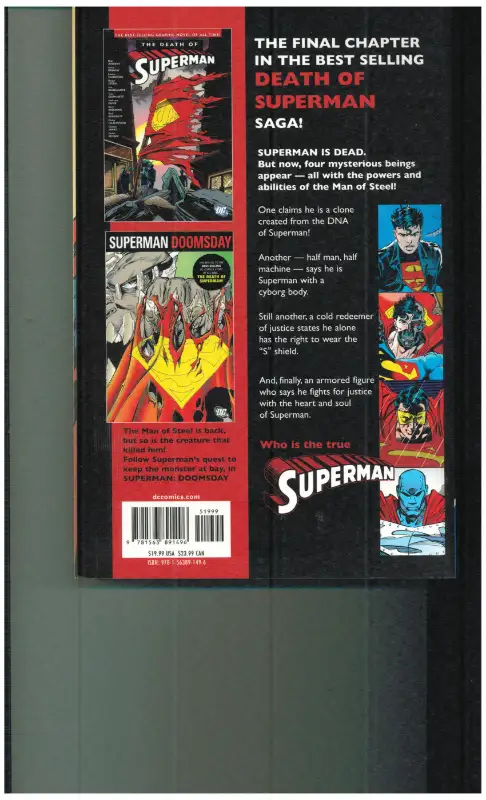 DC Comics - The Return of Superman TPB. in Comics & Graphic Novels in Oshawa / Durham Region - Image 3