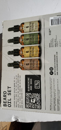 Bear Oil Set 4 pack