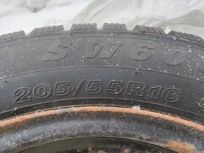 1 year old set of snow tires from Mazda 3.