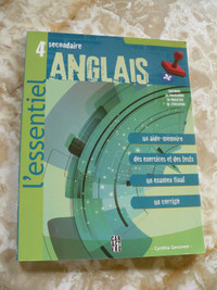 4E SEC.ANGLAIS-L'ESSENTIEL-EXERCICES-TESTS-EXAMEN+CORRIGÉ -NEUF