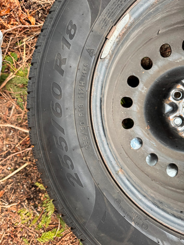 Set of Pirelli Scorpion winter tires with rims 255/60R18 in Tires & Rims in Burnaby/New Westminster - Image 3