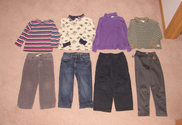 Boys Clothes, Winter Hat, XMas Shirt,  Winter Jckt - sz 3/3T, 4T in Clothing - 3T in Strathcona County