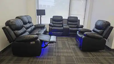 LED Reclining Sofa Set, View more