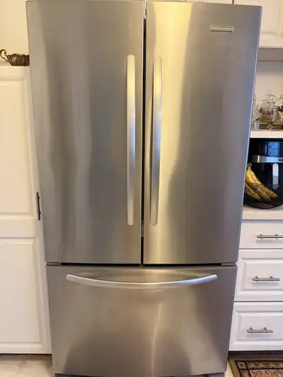 KitchenAid 36-inch French Door Refrigerator (stainless steel fin, View more