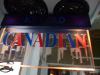 Ice Cold Canadian Molson Beer light up sign