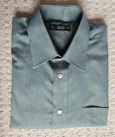 Men's Dress Shirt (Marks & Spencer) 15-1/2 (39-40 cm) - Medium, View more