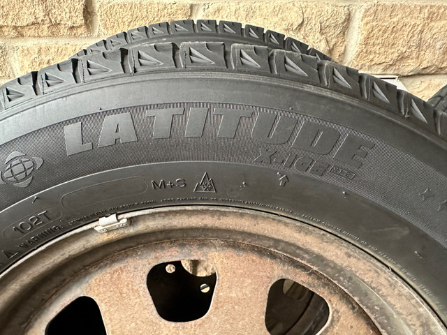 Michelin Latitude X-Ice Winter Tires 225/65R17 On Steel Rims in Tires & Rims in Hamilton - Image 2